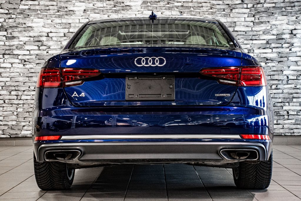 2019 Audi A4 Sedan KOMFORT 45 TFSI QUATTRO CUIR TOIT CAM CARPLAY in Montréal, Quebec - 14 - w1024h768px