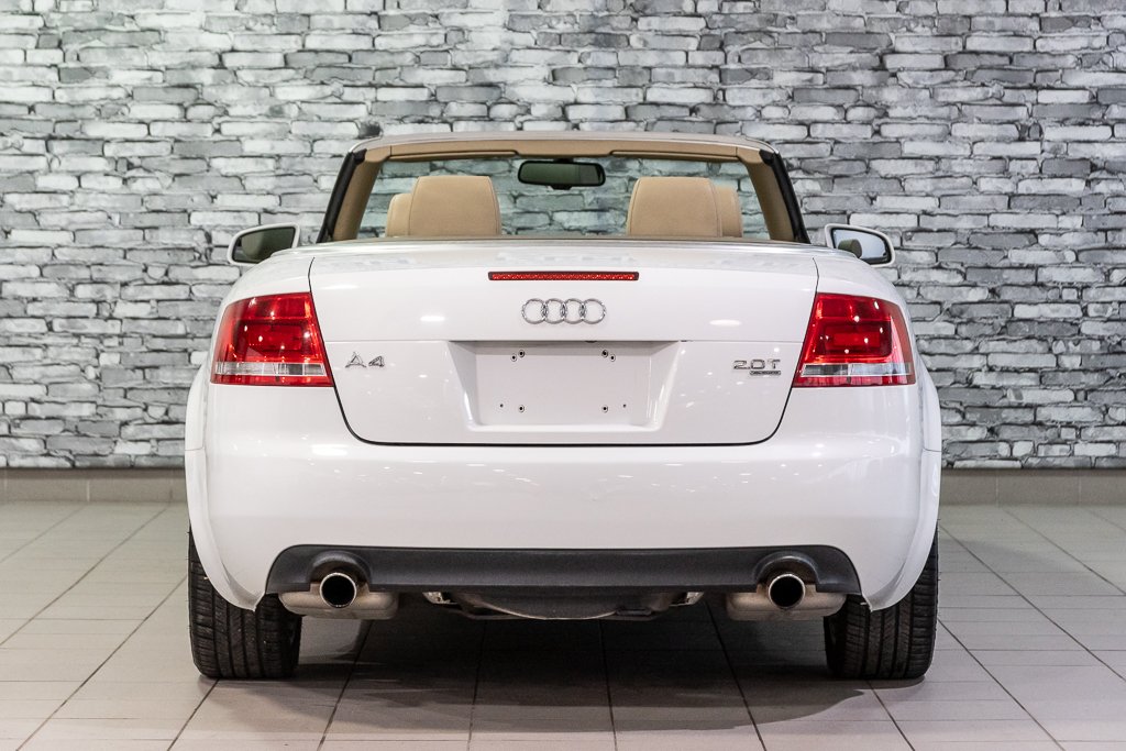 Audi A4 2.0T CONVERTIBLE BAS KILOMETRAGE 2007 à Montréal, Québec - 12 - w1024h768px
