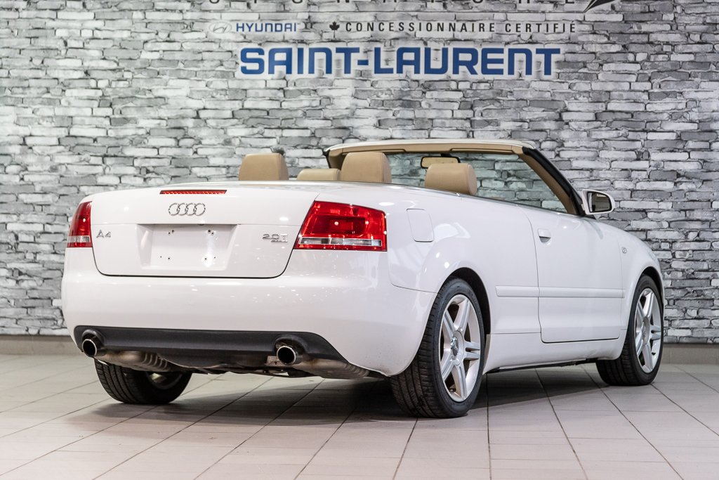 Audi A4 2.0T CONVERTIBLE BAS KILOMETRAGE 2007 à Montréal, Québec - 16 - w1024h768px
