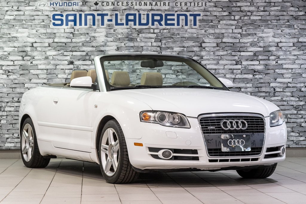 Audi A4 2.0T CONVERTIBLE BAS KILOMETRAGE 2007 à Montréal, Québec - 8 - w1024h768px