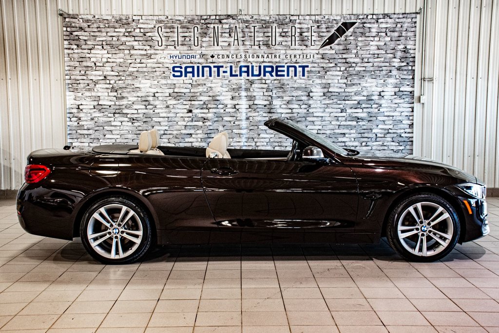BMW 4 Series 430i xDrive AWD TOIT RIGIDE DÉCAPOTABLE NAVIGATION 2018 à Montréal, Québec - 10 - w1024h768px