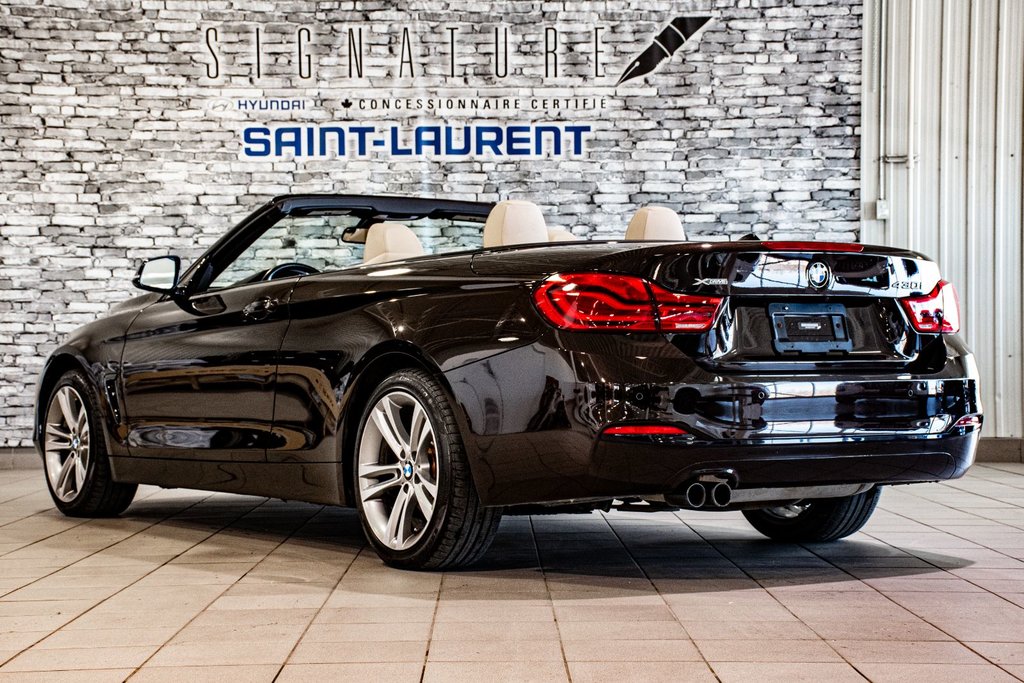 BMW 4 Series 430i xDrive AWD TOIT RIGIDE DÉCAPOTABLE NAVIGATION 2018 à Montréal, Québec - 17 - w1024h768px