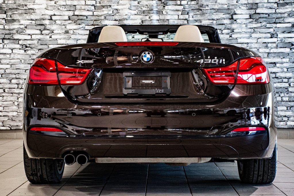 BMW 4 Series 430i xDrive AWD TOIT RIGIDE DÉCAPOTABLE NAVIGATION 2018 à Montréal, Québec - 13 - w1024h768px