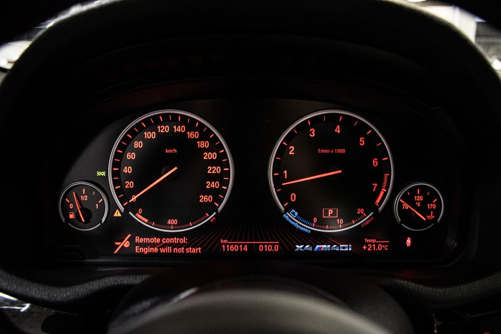 BMW X4 M40i XDRIVE TOIT OUVRANT CUIR NAVIGATION CAMERA 2016 à Montréal, Québec - 35 - w1024h768px