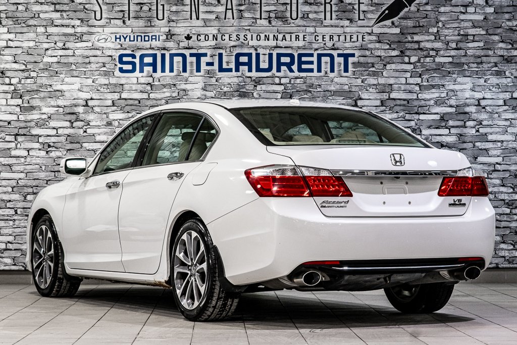 Honda Accord Sedan TOURING CUIR TOIT NAVI CAMERA KEYLESS 2014 à Montréal, Québec - 10 - w1024h768px
