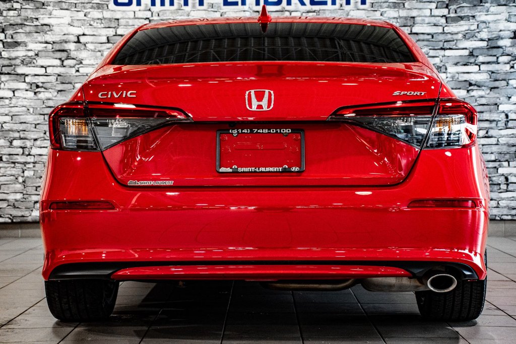 2023 Honda Civic Sedan SPORT TOIT OUVRANT CAMERA CARPLAY MAG VOLANT CHAUF in Montréal, Quebec - 13 - w1024h768px