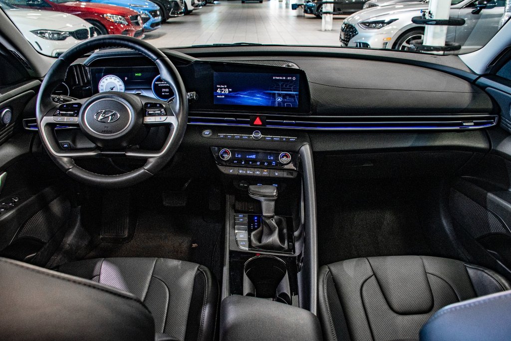 Hyundai Elantra Hybrid LUXURY TOIT OUVRANT CUIR BLUELINK BOSE KEYLESS NAV 2023 à Montréal, Québec - 5 - w1024h768px