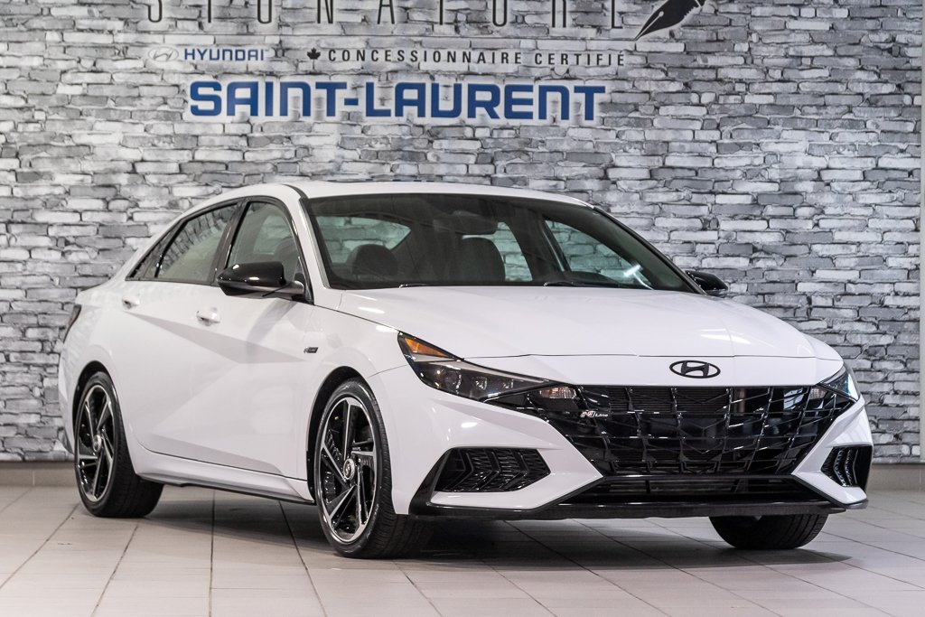 Hyundai Elantra N-LINE TOIT CUIR/TISSU CAMERA BLUELINK KEYLESS 2021 à Montréal, Québec - 3 - w1024h768px