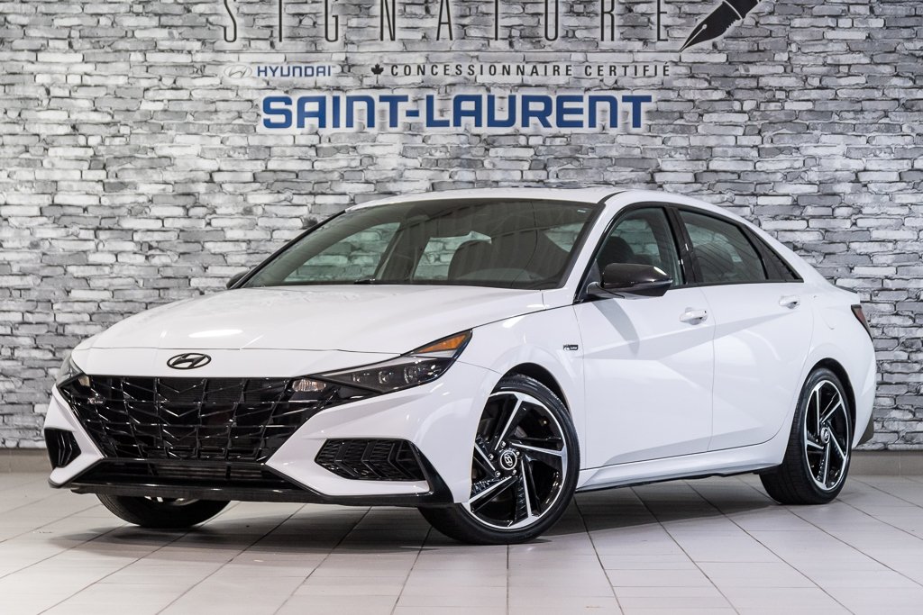 Hyundai Elantra N-LINE TOIT CUIR/TISSU CAMERA BLUELINK KEYLESS 2021 à Montréal, Québec - 1 - w1024h768px