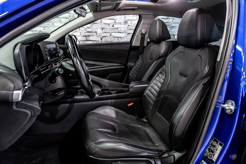 Hyundai Elantra ULTIMATE TOIT CUIR BLUELINK CARPLAY CAMERA NAVI 2021 à Montréal, Québec - 22 - w1024h768px