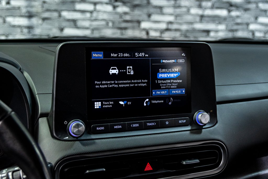 2022 Hyundai Kona Electric PREFERRED DEMARREUR SIEGES CHAUFFANTS SIÈGES CHAUF in Montréal, Quebec - 26 - w1024h768px