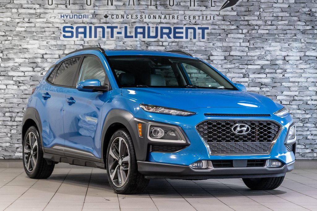Hyundai Kona ULTIMATE AWD TOIT OUVRANT NAVIGATION BLUELINK CUIR 2018 à Montréal, Québec - 3 - w1024h768px