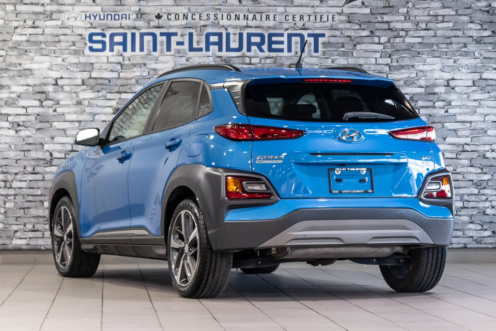 Hyundai Kona ULTIMATE AWD TOIT OUVRANT NAVIGATION BLUELINK CUIR 2018 à Montréal, Québec - 12 - w1024h768px