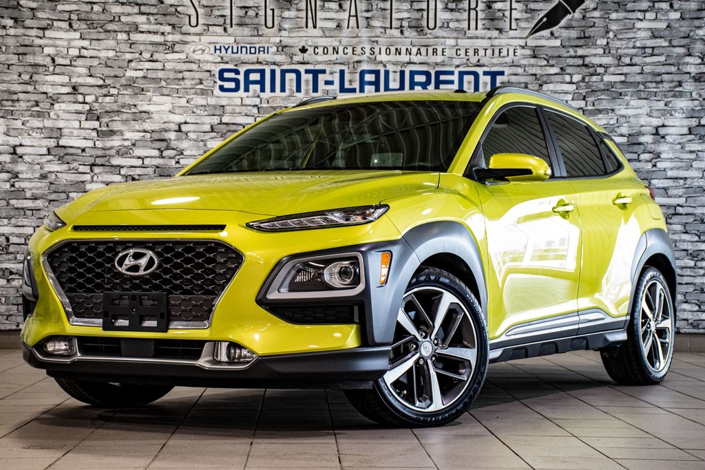 Hyundai Kona ULTIMATE AWD TOIT OUVRANT NAVIGATION BLUELINK CUIR 2020 à Montréal, Québec - 1 - w1024h768px