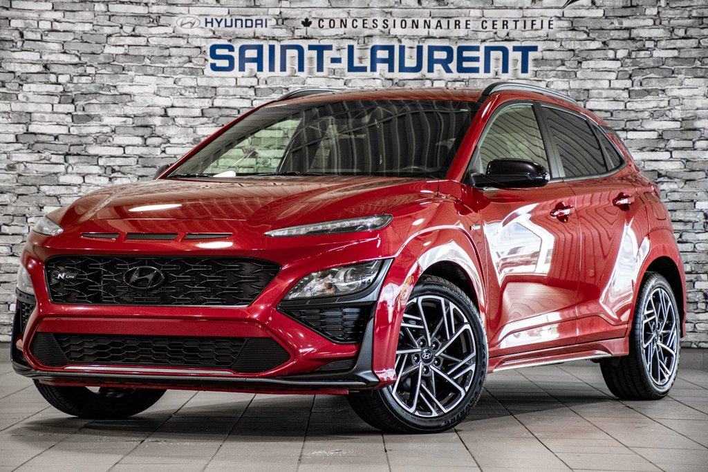 Hyundai Kona N-LINE AWD CAMERA CARPLAY KEYLESS BLUELINK MAGS 2022 à Montréal, Québec - 1 - w1024h768px