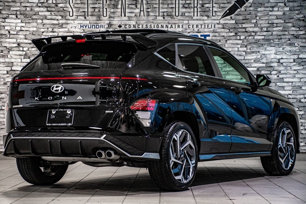 2024 Hyundai Kona N-LINE ULTIMATE TOIT BOSE CUIR NAVI CAMERA AILERON in Montréal, Quebec - 15 - w1024h768px
