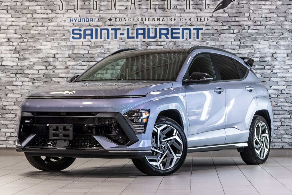 Hyundai Kona N-LINE TOIT ALCANTARA NAVI CAMERA AILERON 2024 à Montréal, Québec - 1 - w1024h768px