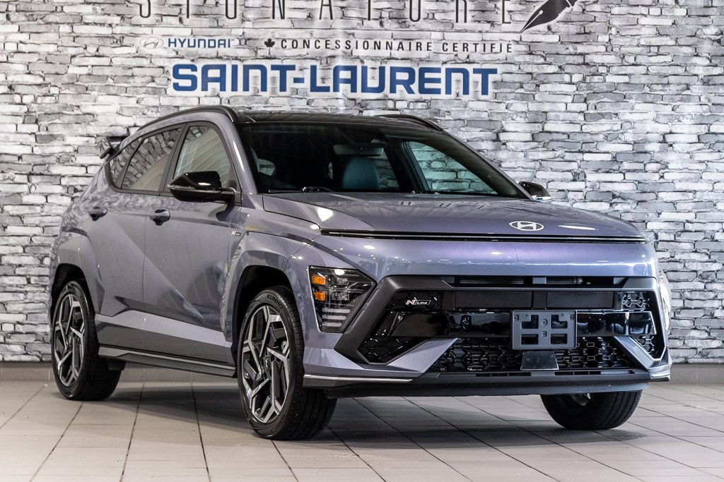 Hyundai Kona N-LINE TOIT ALCANTARA NAVI CAMERA AILERON 2024 à Montréal, Québec - 3 - w1024h768px