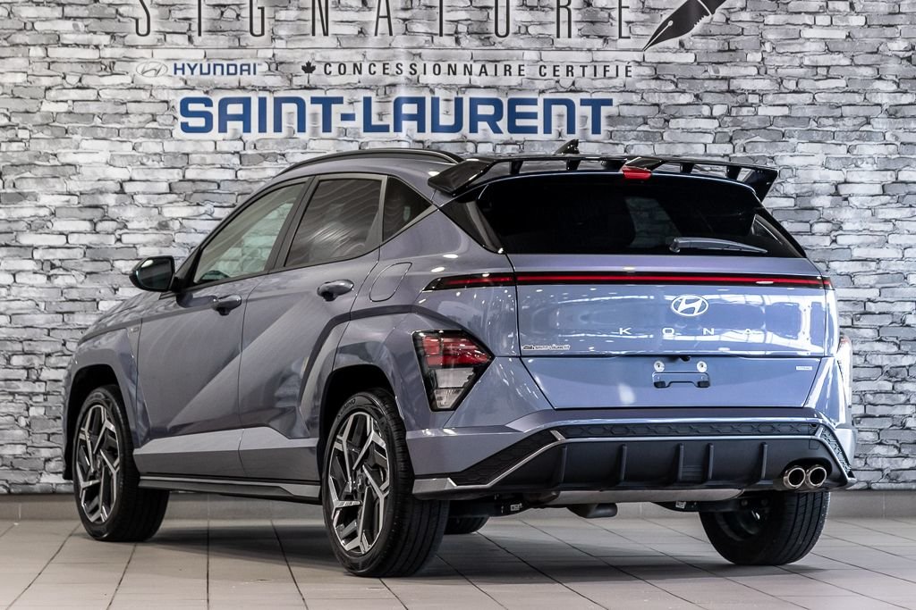 Hyundai Kona N-LINE TOIT ALCANTARA NAVI CAMERA AILERON 2024 à Montréal, Québec - 12 - w1024h768px