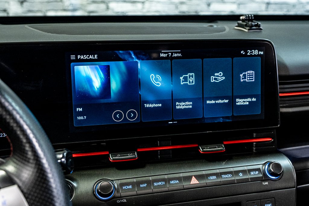 Hyundai Kona N LINE AWD DÉMARREUR TOIT OUVRANT SIÈGES CHAUFFANT 2024 à Montréal, Québec - 32 - w1024h768px