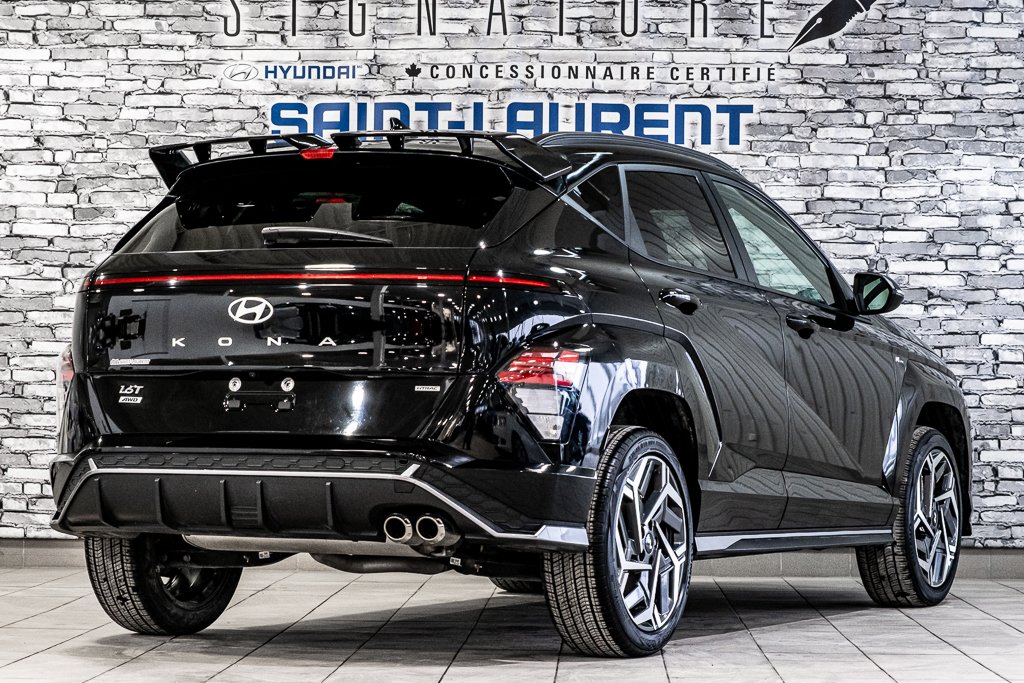 Hyundai Kona N LINE AWD DÉMARREUR TOIT OUVRANT SIÈGES CHAUFFANT 2024 à Montréal, Québec - 18 - w1024h768px