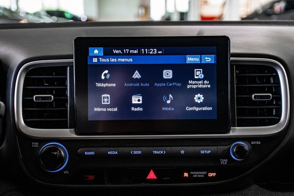 2022 Hyundai Venue PREFERRED CARPLAY SIEGES&VOLANT CHAUFFANTS CAMERA in Montréal, Quebec - 21 - w1024h768px