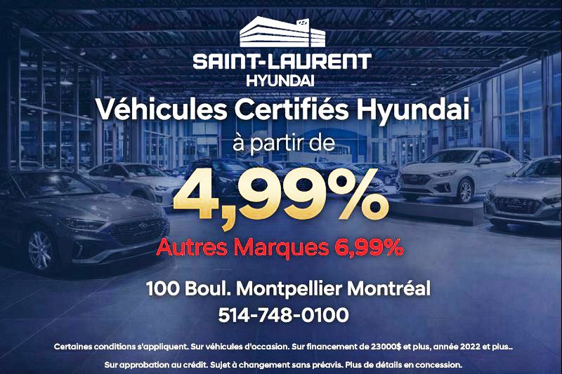 Hyundai Venue PREFERRED CARPLAY SIEGES&VOLANT CHAUFFANTS CAMERA 2023 à Montréal, Québec - 2 - w1024h768px