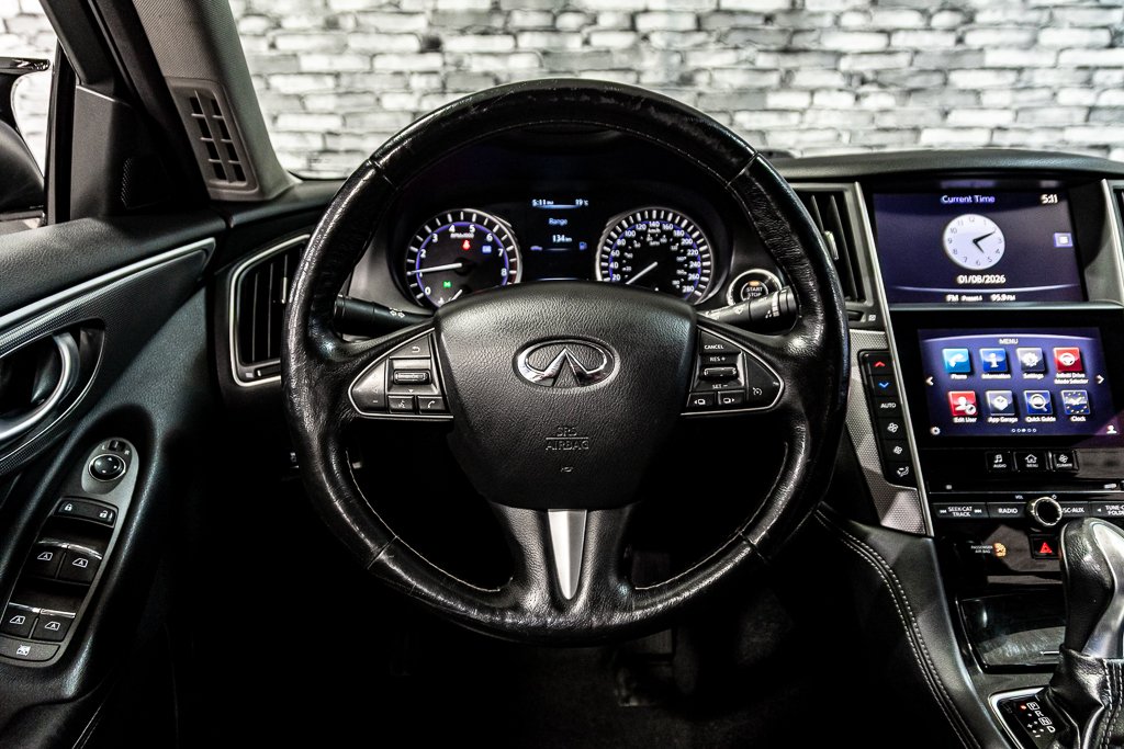 Infiniti Q50 SPORT V6 3.7L AWD CAMERA CUIR VITRES TEINTÉES 2015 à Montréal, Québec - 5 - w1024h768px