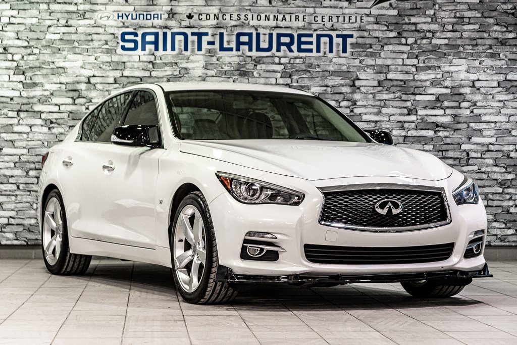 Infiniti Q50 SPORT V6 3.7L AWD CAMERA CUIR VITRES TEINTÉES 2015 à Montréal, Québec - 8 - w1024h768px