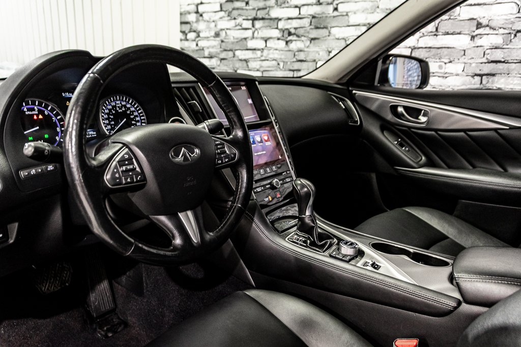 Infiniti Q50 SPORT V6 3.7L AWD CAMERA CUIR VITRES TEINTÉES 2015 à Montréal, Québec - 21 - w1024h768px