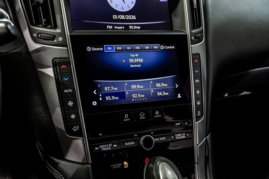 Infiniti Q50 SPORT V6 3.7L AWD CAMERA CUIR VITRES TEINTÉES 2015 à Montréal, Québec - 28 - w1024h768px