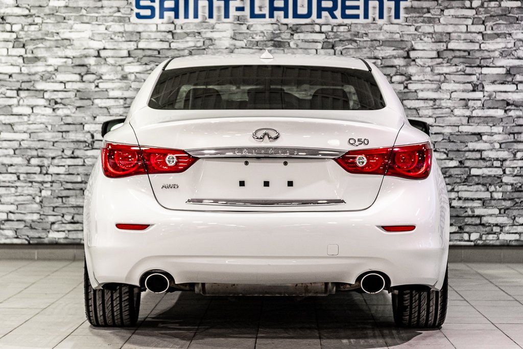 Infiniti Q50 SPORT V6 3.7L AWD CAMERA CUIR VITRES TEINTÉES 2015 à Montréal, Québec - 12 - w1024h768px