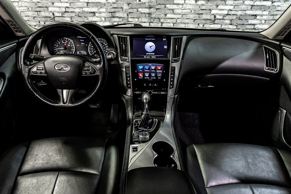 Infiniti Q50 SPORT V6 3.7L AWD CAMERA CUIR VITRES TEINTÉES 2015 à Montréal, Québec - 4 - w1024h768px