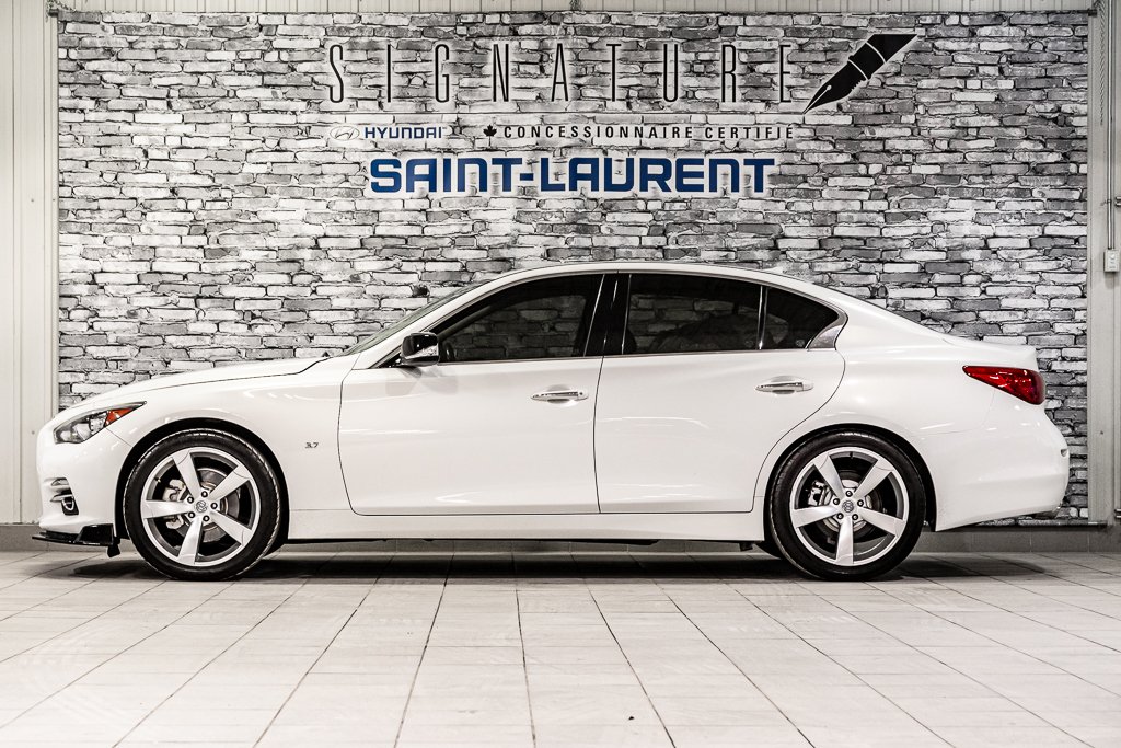 Infiniti Q50 SPORT V6 3.7L AWD CAMERA CUIR VITRES TEINTÉES 2015 à Montréal, Québec - 9 - w1024h768px