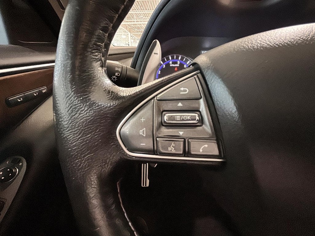 Infiniti Q50 3.0T SPORT AWD TOIT CUIR CHAUFFANTS CAM NAVI 2016 à Montréal, Québec - 25 - w1024h768px