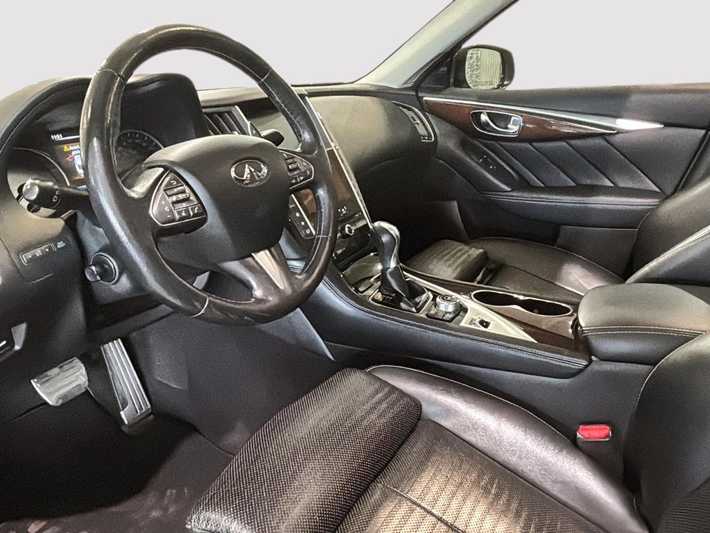 Infiniti Q50 3.0T SPORT AWD TOIT CUIR CHAUFFANTS CAM NAVI 2016 à Montréal, Québec - 12 - w1024h768px