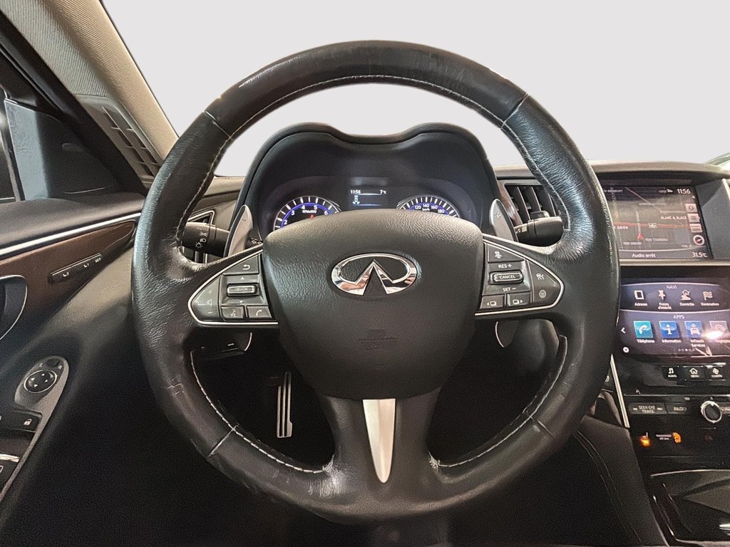 Infiniti Q50 3.0T SPORT AWD TOIT CUIR CHAUFFANTS CAM NAVI 2016 à Montréal, Québec - 24 - w1024h768px