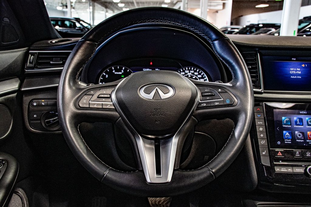 2022 Infiniti QX50 LUXE I-LINE KEYLESS CUIR TOIT CAMERA CARPLAY in Montréal, Quebec - 33 - w1024h768px