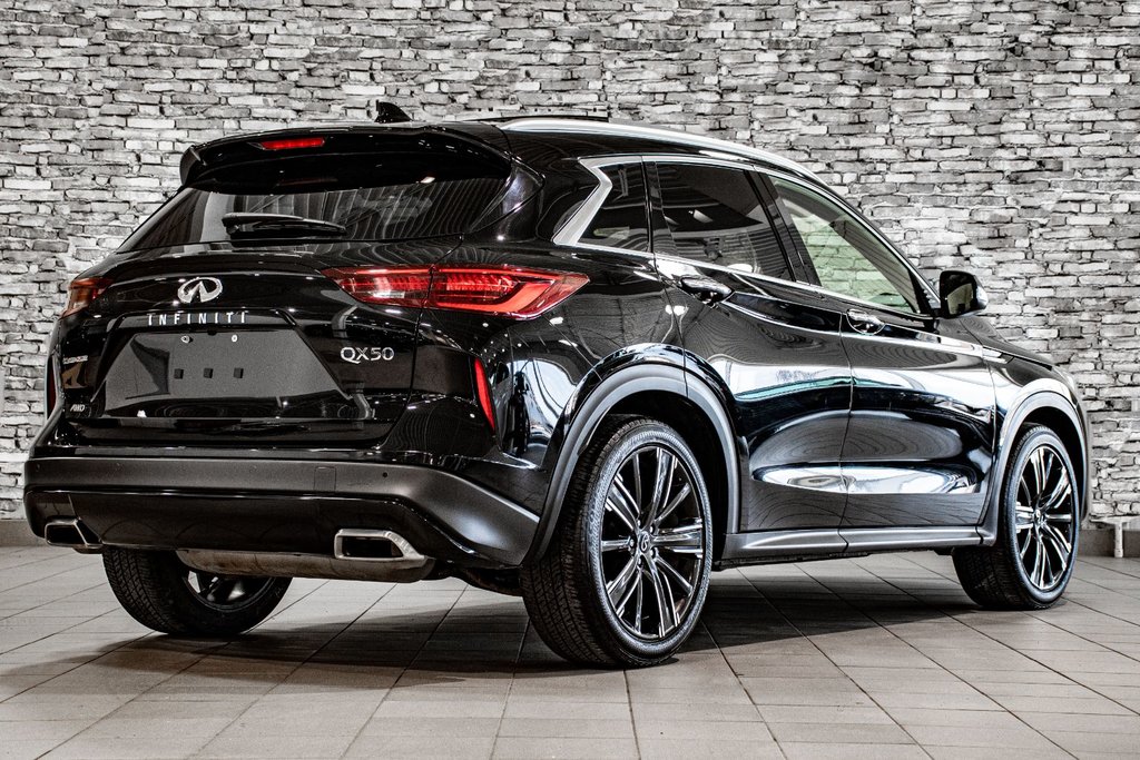 2022 Infiniti QX50 LUXE I-LINE KEYLESS CUIR TOIT CAMERA CARPLAY in Montréal, Quebec - 13 - w1024h768px