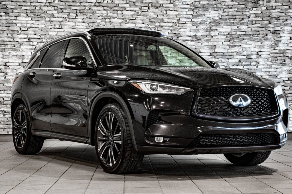 2022 Infiniti QX50 LUXE I-LINE KEYLESS CUIR TOIT CAMERA CARPLAY in Montréal, Quebec - 9 - w1024h768px