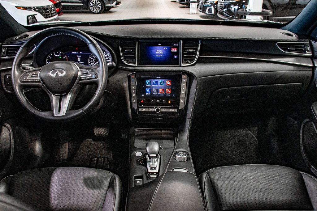 2022 Infiniti QX50 LUXE I-LINE KEYLESS CUIR TOIT CAMERA CARPLAY in Montréal, Quebec - 5 - w1024h768px