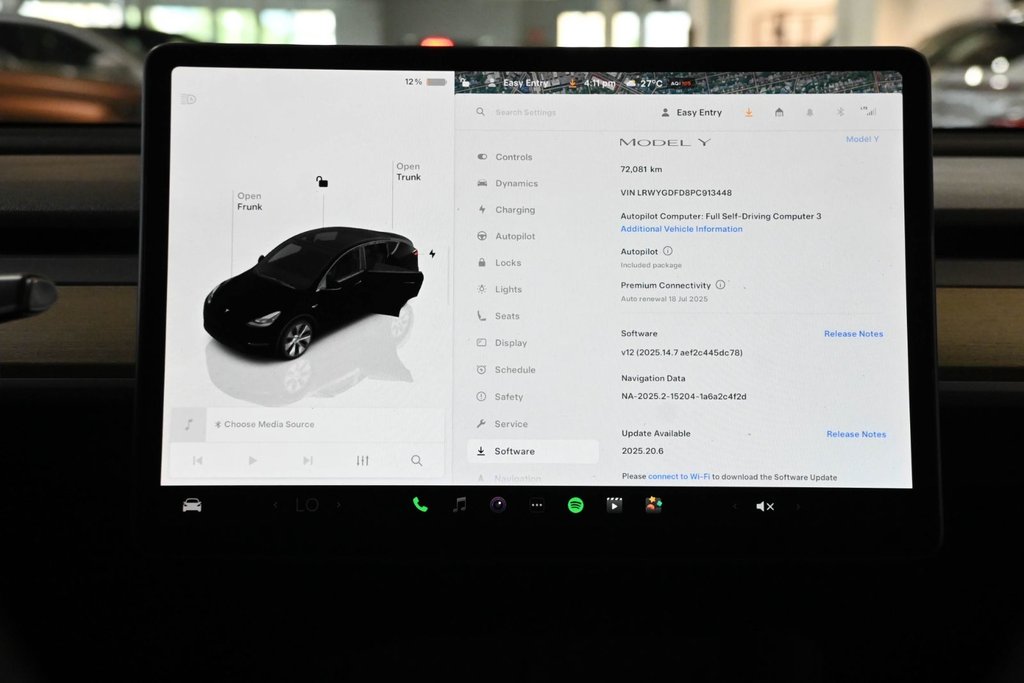 2023 Tesla Model Y STANDARD RANGE RWD CUIR TOIT PANO CAMERA in Montréal, Quebec - 27 - w1024h768px
