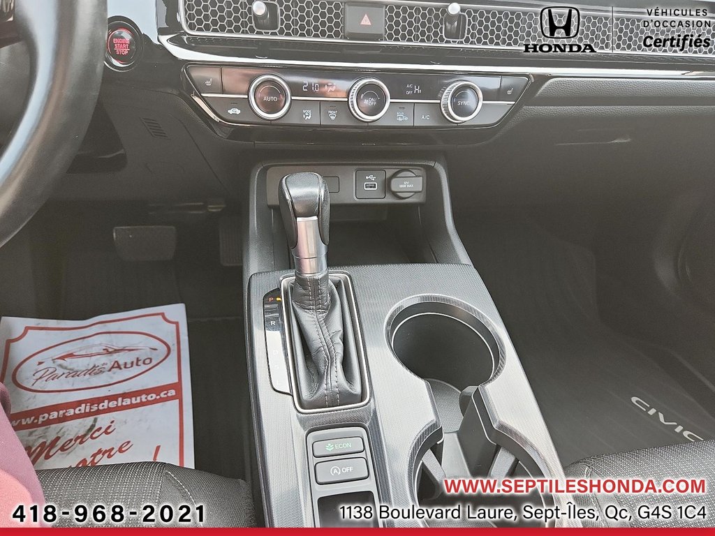 2022 Honda Civic Sedan EX in Sept-Iles, Quebec - 14 - w1024h768px