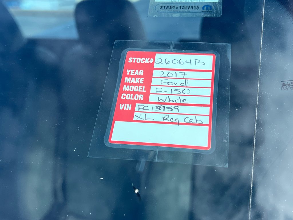 2017 Ford F-150 XL | V6 | 8ftBox | AM/FM | A/C | TowPkg in Hebbville, Nova Scotia - 22 - w1024h768px