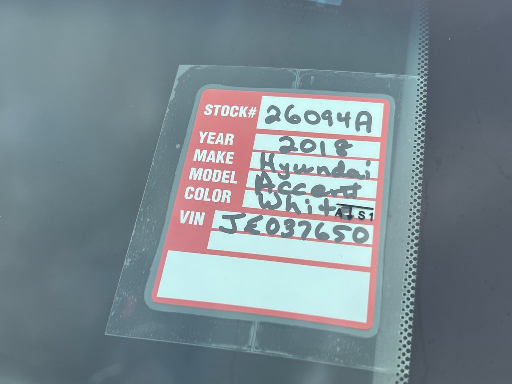 Hyundai Accent GL | Cam| USB | HtdSeats | Bluetooth | Keyless 2018 à Amherst, Nouvelle-Écosse - 9 - w1024h768px