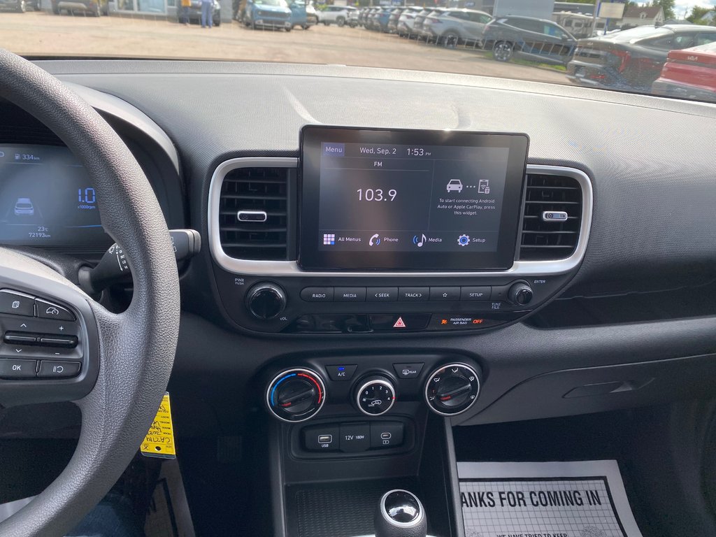 Hyundai VENUE Essential | Cam | USB | HtdSeat | Warranty to 2029 2023 à Amherst, Nouvelle-Écosse - 22 - w1024h768px
