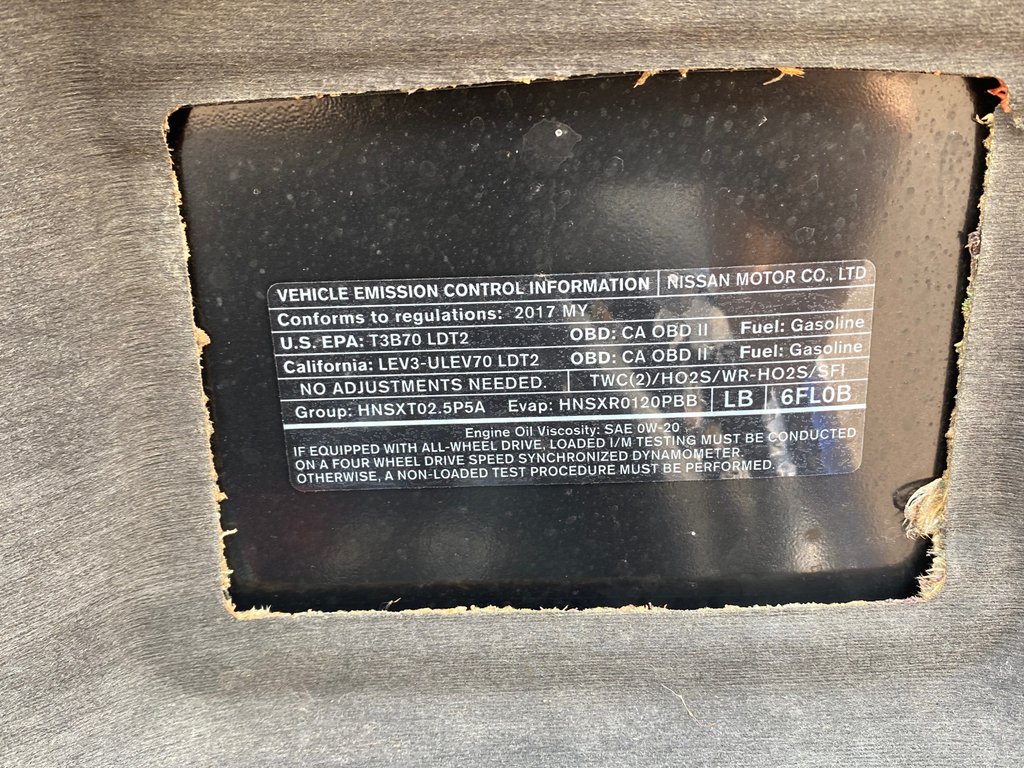 2017 Nissan ROGUE SV | SunRoof | Cam | USB | Bluetooth | Keyless in Amherst, Nova Scotia - 52 - w1024h768px