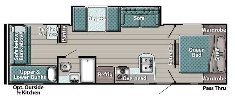 2025 Gulf Stream Conquest BUNKHOUSE - SOFA/DINETTE SUPER SLIDE - FRONT QUEEN in Winnipeg, Manitoba - 2 - w1024h768px