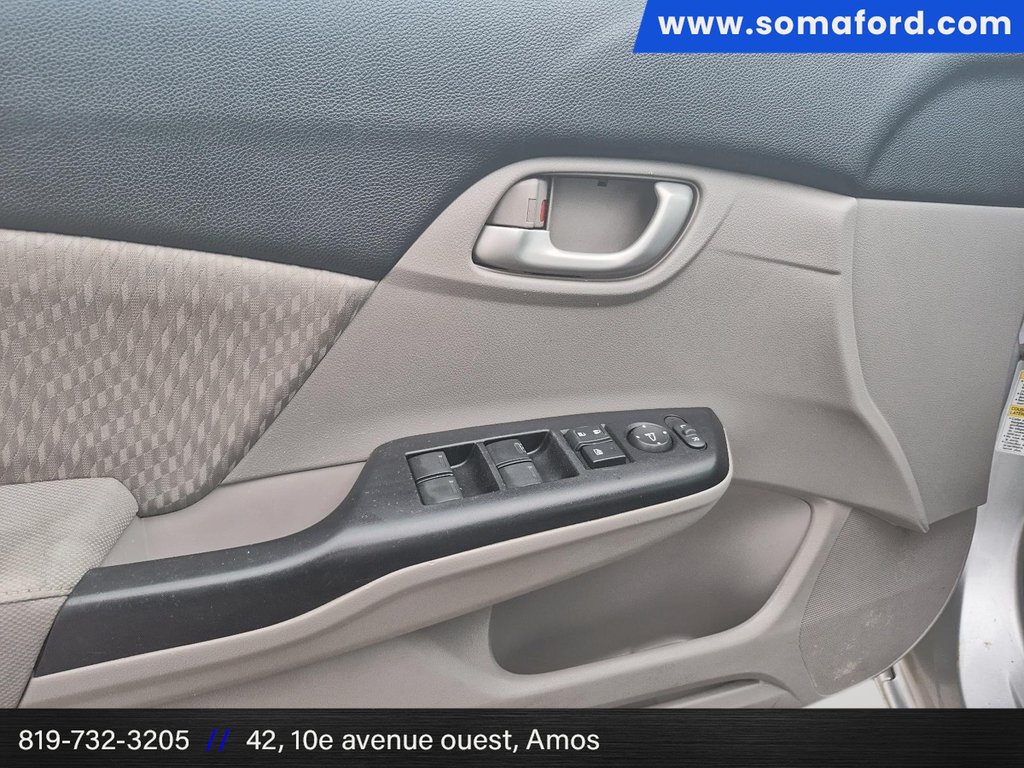 2015 Honda Civic Sedan LX in Amos, Quebec - 10 - w1024h768px