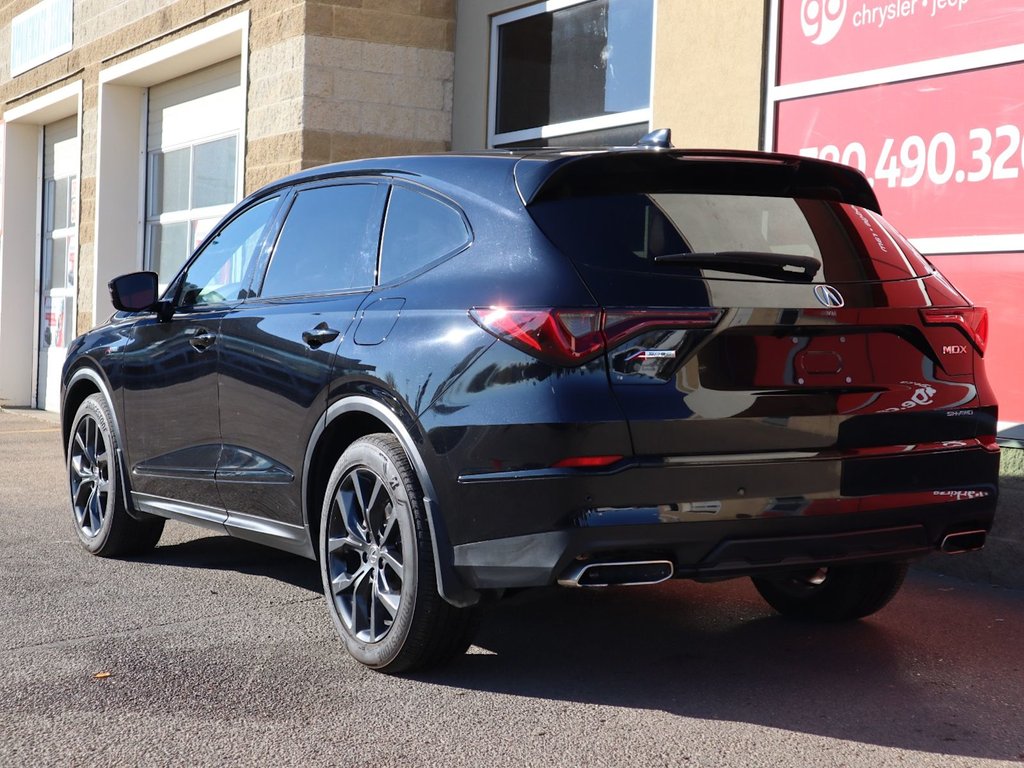 2022 Acura MDX A-SPEC IN BLACK EQUIPPED WITH A 3.5L V6 , SH AWD , 10SPD AUTO , DUAL EXHAUST , RED LEATHER HEATED/VENTED SEATS , PREMIUM AUDIO ,-7